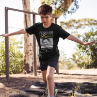 Black Gold Funeral Photo Memorial