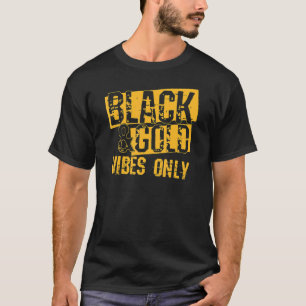 Black Gold Game Day Group For High School Footbal T-Shirt
