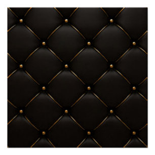Black & Gold Geometric Pattern Poster