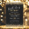 Black Gold Glitter Any Age 50th Birthday 