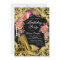 Black Gold Glitter Shoes Birthday Party Invitation