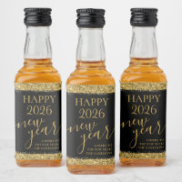 Black Gold Happy New Year 2023 Custom Gift