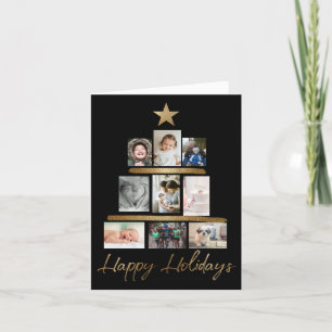 Black Gold Holiday Family Christmas Tree photo
