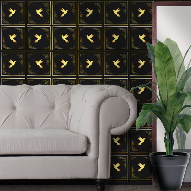 Black Gold Hummingbird  Wallpaper (Creator Uploaded)