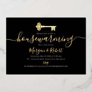 Black Gold Key Housewarming Party