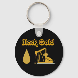 Black Gold Key Ring