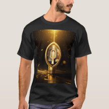 Black & Gold Lock Tee