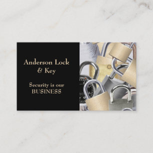 Black Gold Locksmith Business Card