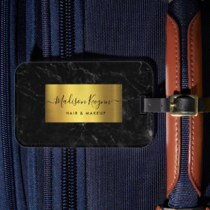 Black Gold  Luggage Tag