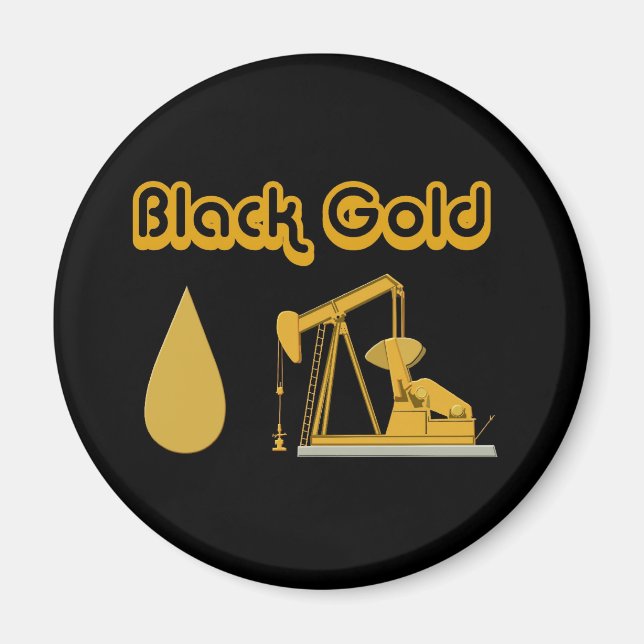 Black Gold Magnet (Front)