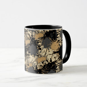 Black & Gold Marble Mug — Art Meets Elegance