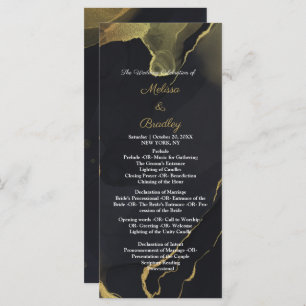black & Gold Marble  program Programme