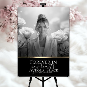 Black Gold Memorial Poster greyscale