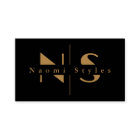 Black/Gold Minimalist QR Code Professional Photo