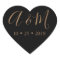 Black Gold Monogram Elegant Wedding