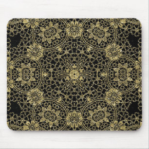 Black Gold Mouse Mat