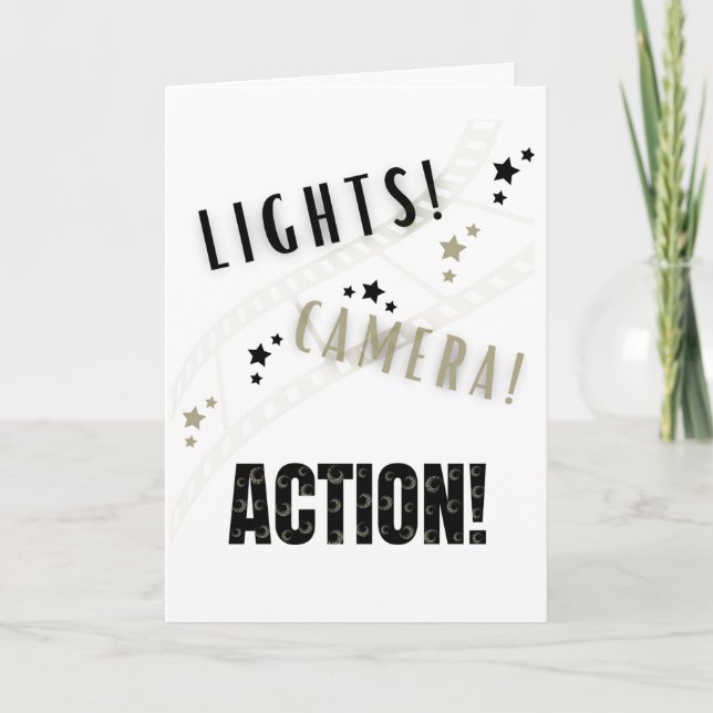 Black/Gold Next Scene Card (Front)