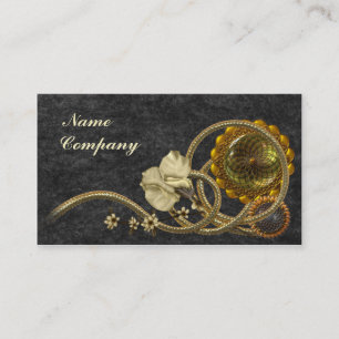 Black & Gold Nostalgia Business Card