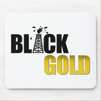 Black Gold Oil Mouse Mat