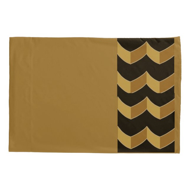Black Gold Pillowcase (Back)