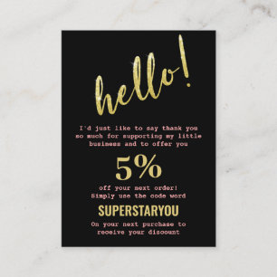 Black Gold Pink Thank You Social Media Logo Insert