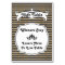 Black Gold Plaid Bunco Table Card -Low Table