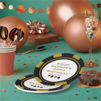 Black Gold Poker Chip Las Vegas Casino Birthday