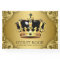 Black Gold Prince Baby Shower Event Guest Book