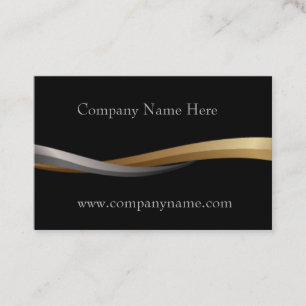 Black & Gold Professional Business Card
