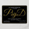 Black Gold PsyD Graduation