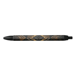 Black Gold Retro Black Ink Pen
