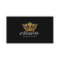 Black & Gold Royal Floral & Foliage Crown Logo