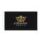 Black & Gold Royal Floral & Foliage Crown Logo