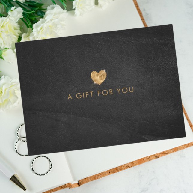 Black Gold Salon Store Business Gift Certificate (Creator Uploaded)