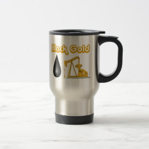Black Gold Travel Mug