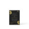 Black Gold Wedding Invitation Hearts and Champagne