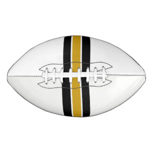 Black Gold & White Design American Football