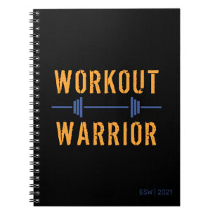 Black Gold Workout Warrior Fitness Journal