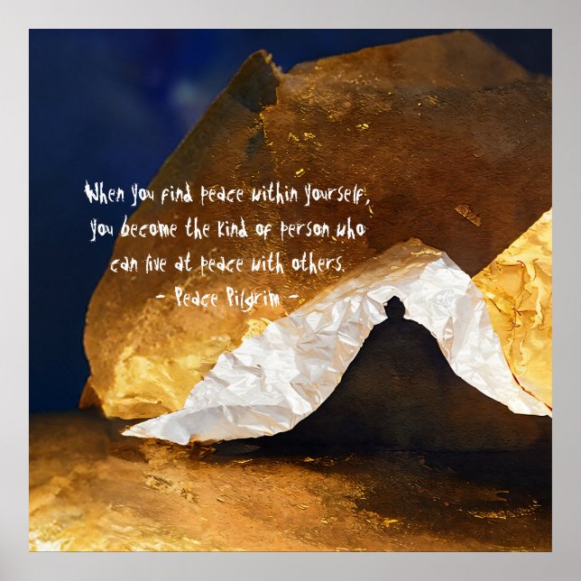 Black Gold Yoga Meditation Instructor Reiki Master Poster (Front)