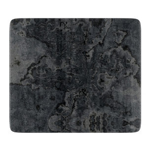Black Goth Nature Stone Natural Cutting Board