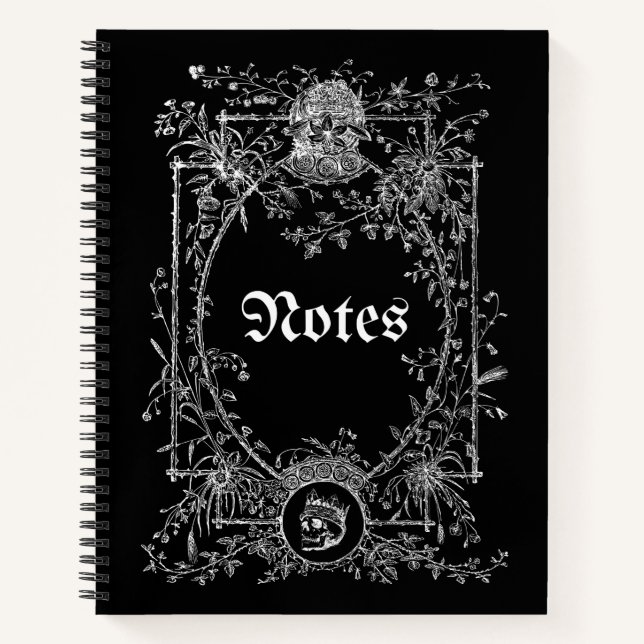 Black Goth Notebook  (Front)