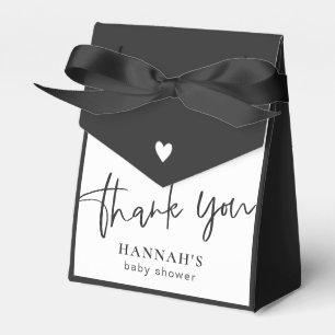 Black Gothic and Moody Halloween Baby Shower Favour Box