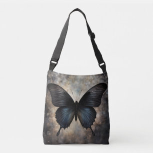 Black Gothic Butterfly Crossbody Bag