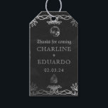 Black Gothic Fantasy Silver Ivy Wedding  Gift Tags<br><div class="desc">Black Gothic Fantasy Silver Ivy Wedding</div>