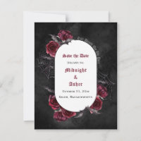 Black Gothic Till Death Do Us Part Save The Date