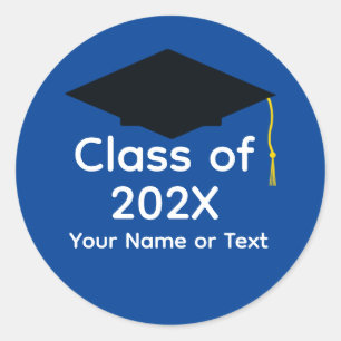 Black Graduation Cap #1-5 Stickers