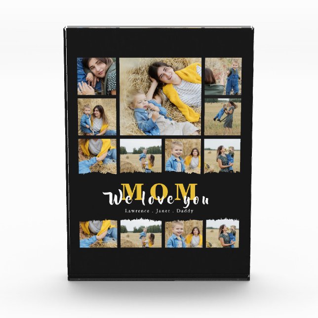 Black grandma Mum  photo collage mothers day gift (Front)