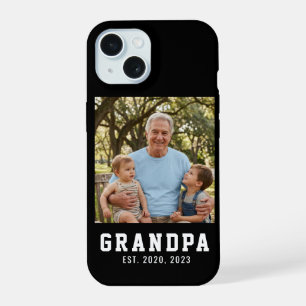 Black Grandpa Established Photo iPhone 15 Case