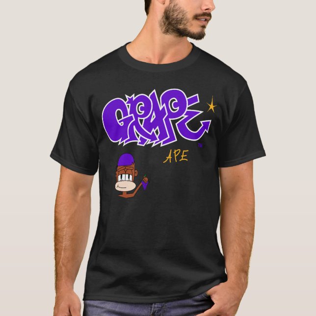 Black Grape Ape Logo Tee (Front)
