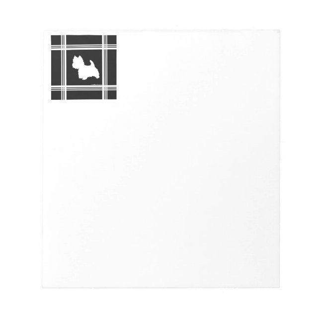 Black Graphic Notepad (Front)